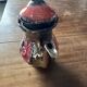Vallauris Chrome Enameled Ceramic Teapot or Coffee Pot