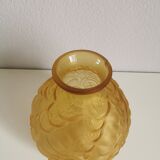 Vase frosted glass ball