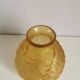 Vase boule en verre dépoli