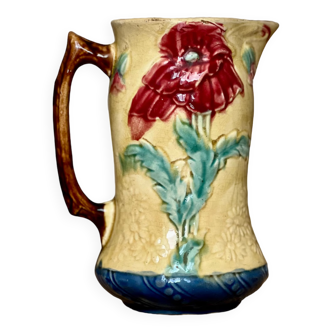 Orchie slip ceramic pitcher