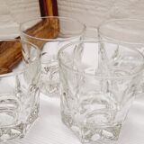 Set 4 whisky glasses 70s