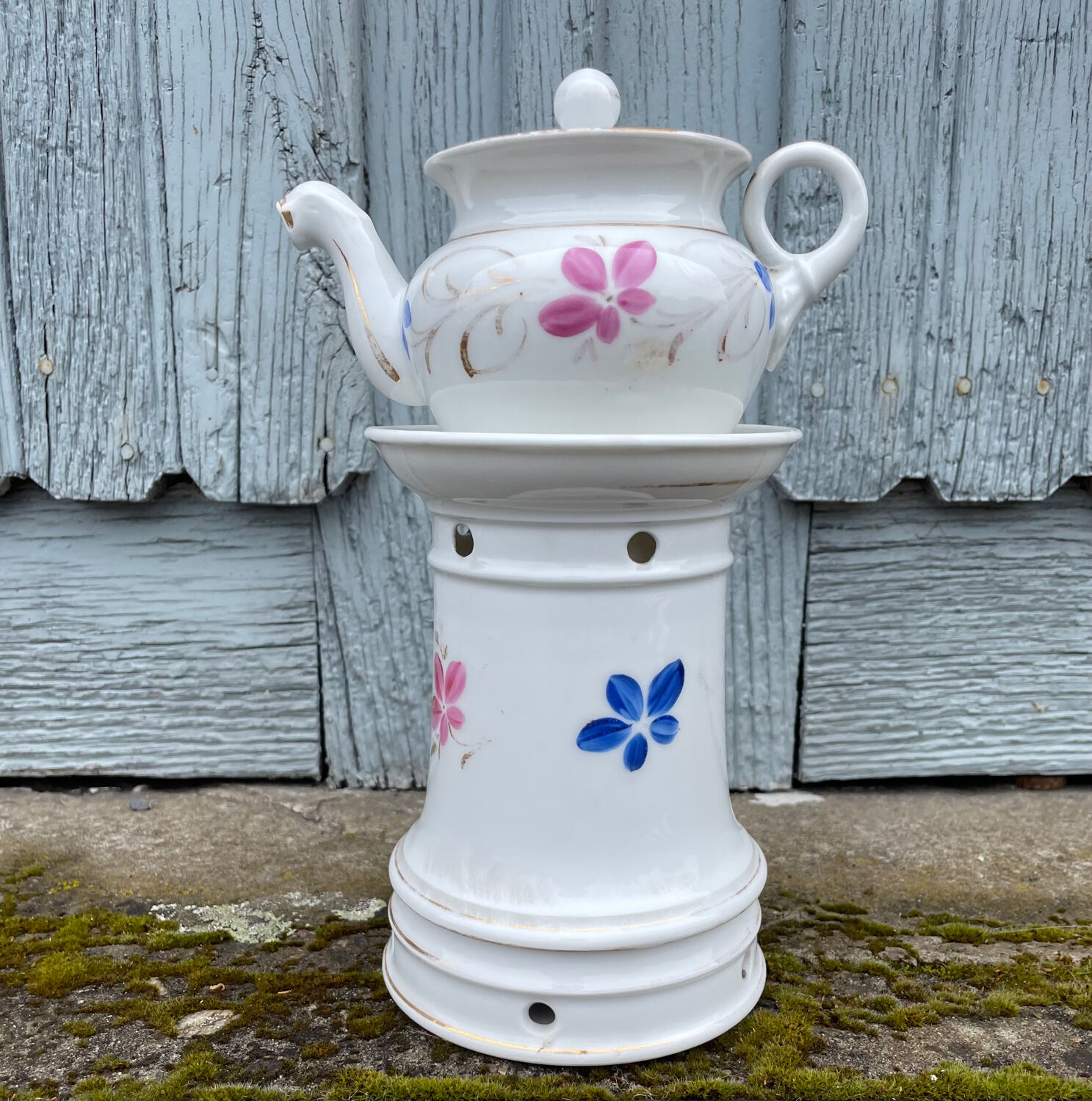 Antique porcelain teapot