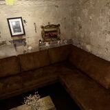 Right Corner Sofa - Soft Brown Leather