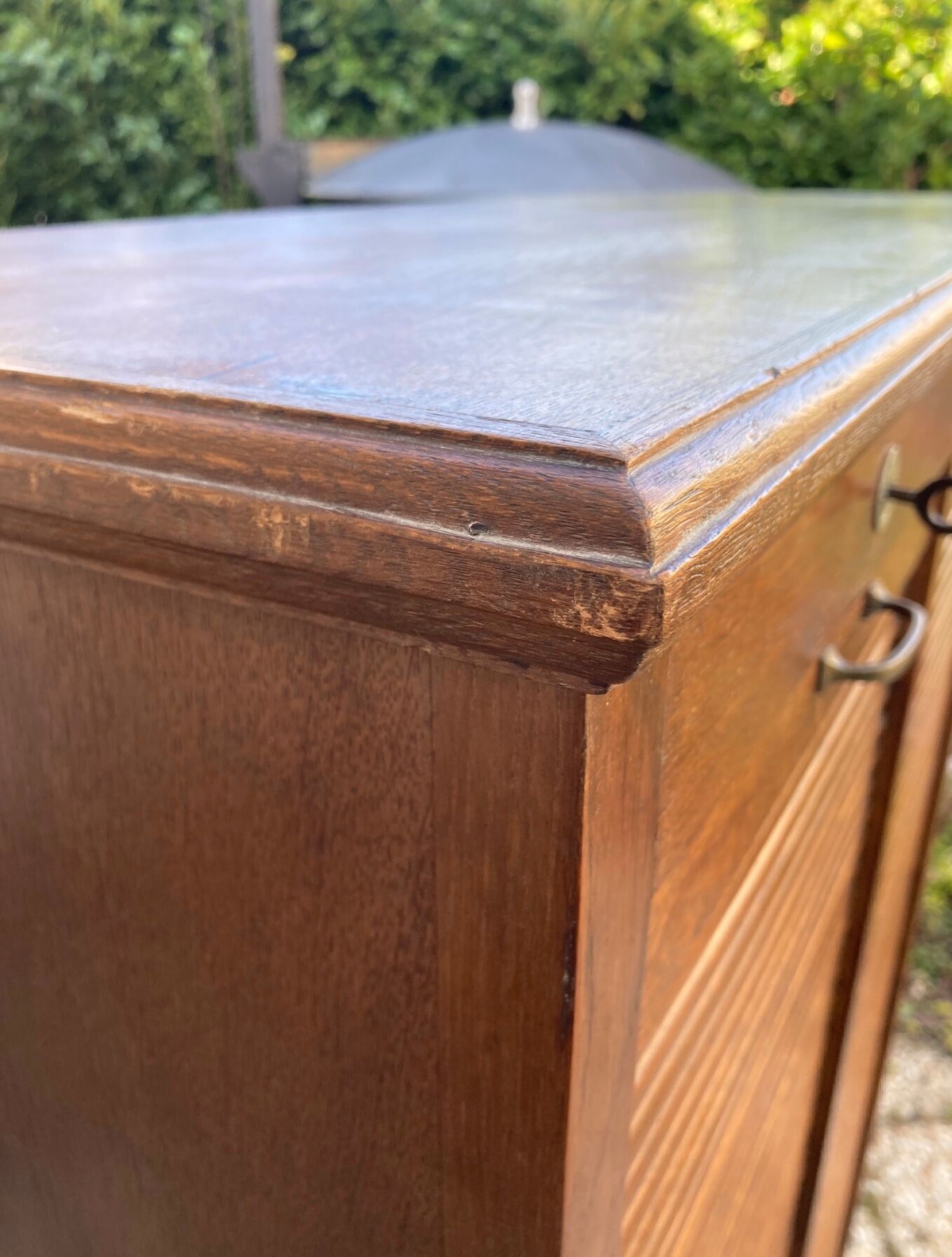 Vintage double curtain binder