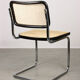 Vintage black B32 Cesca chair by Marcel Breuer, 80s