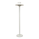 White metal floor lamp, Danish Modern, 1970s