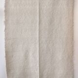 White recycled cotton rug - hand-woven - 170 x 240 cm