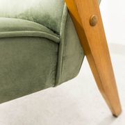 Mid-Century armchairs by Edmund Homa Gfm 18, Poland, 1960s, set of 2