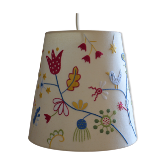 Fabric lampshade