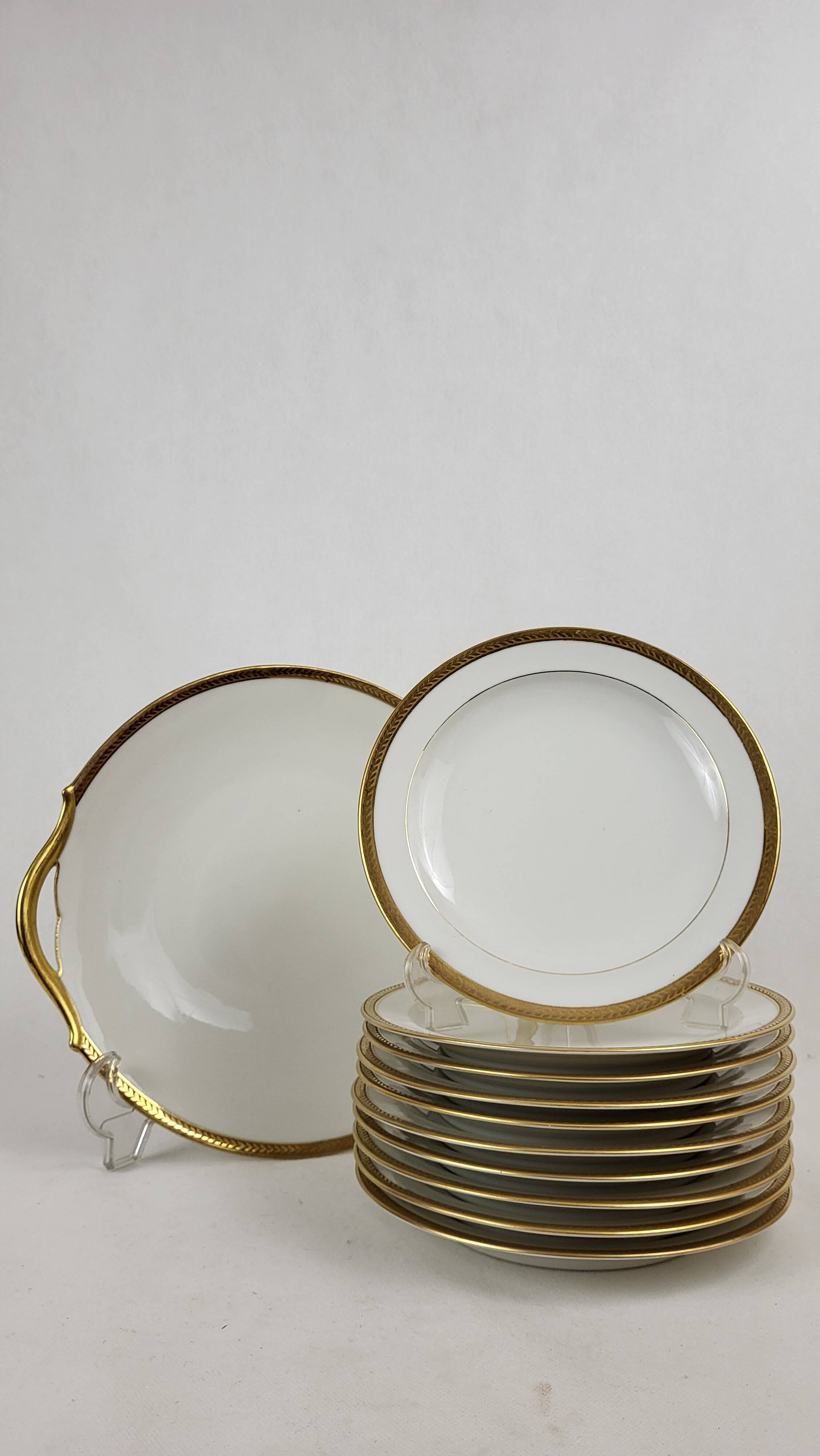 Plates & dish - Dessert service - Limoges - Raynaud