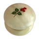 Artisanal alabaster boître white Spain