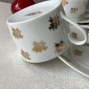 Tasses à thé Limoges Marcel Chaufriasse