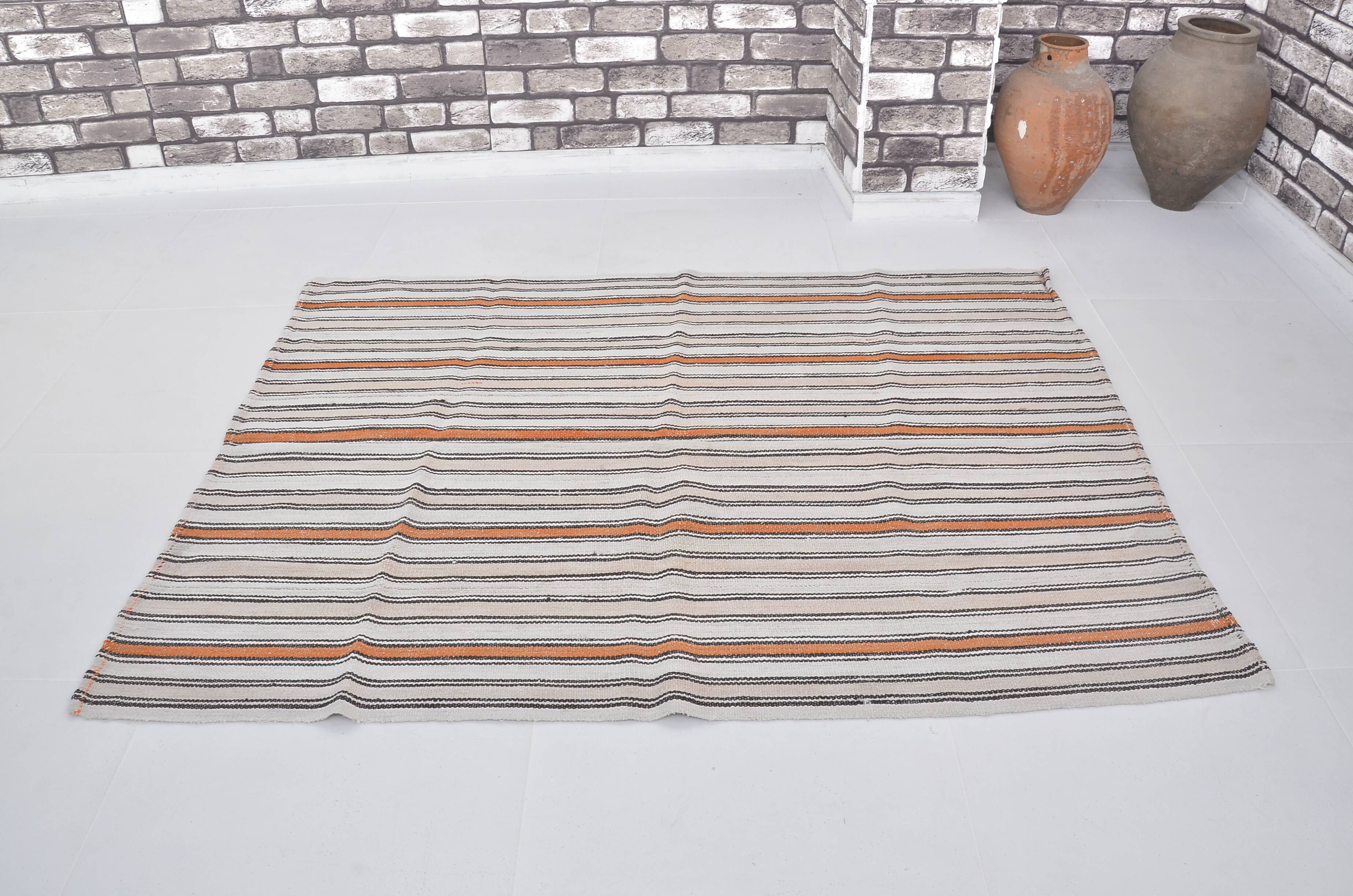 Vintage Handwoven Anatolian Kilim Rug sku 3688