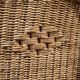 Oak and rattan chair, set of 4