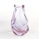 Vase moderne du milieu du siècle, en verre alexandrite, Tchécoslovaquie, années 1950