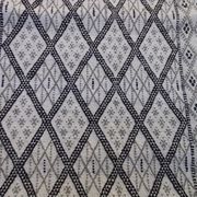 Handmade white carpet corridor 370x80cm