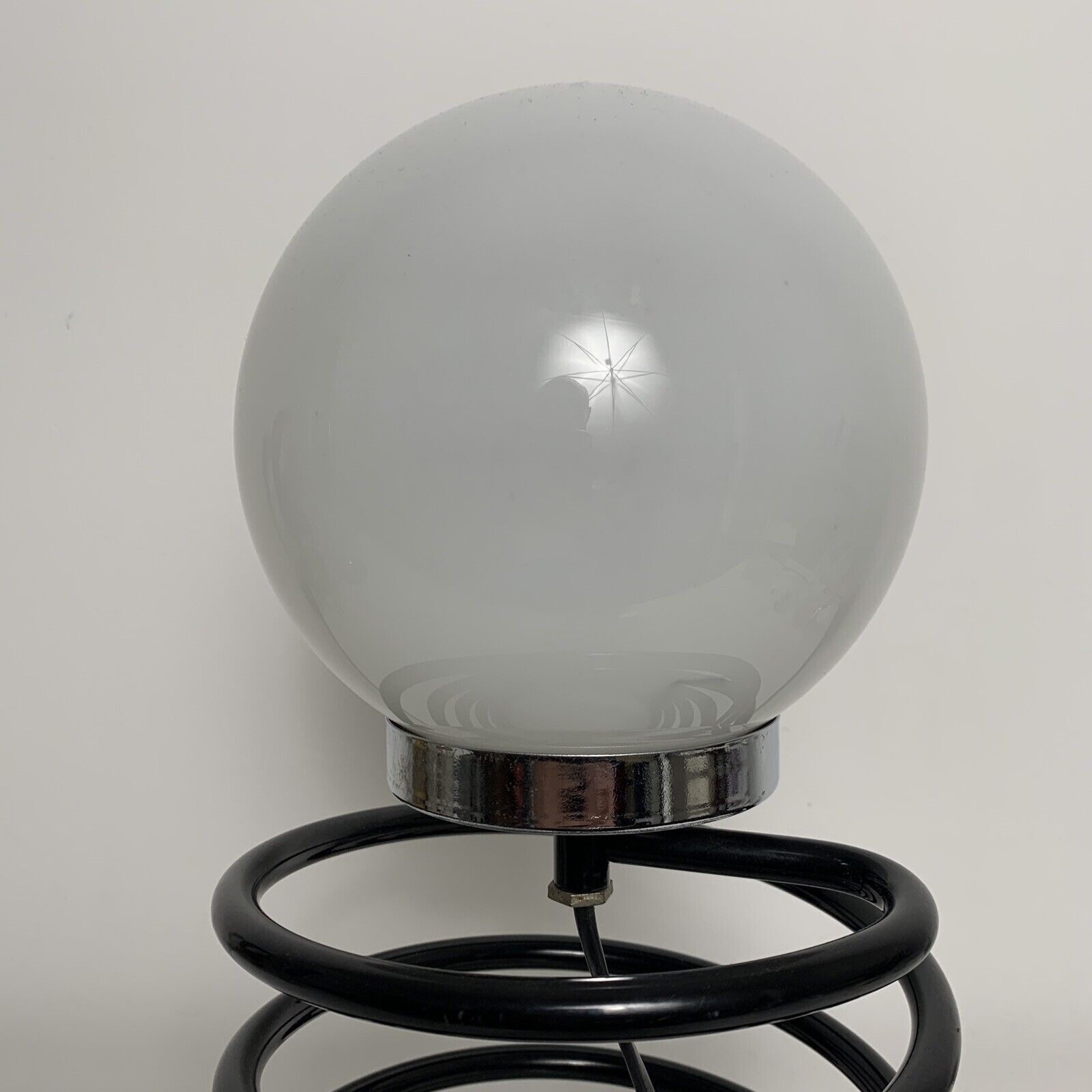 Vintage spring lamp black style Ingo Maurer Grand Modele