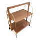 Vintage folding rolling dessert trolley "bocado"