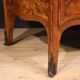 Lombard inlaid dresser in Louis XV style with marble top