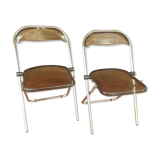 2 folding chairs in plexi , Itialienne , 2inn in Lissone