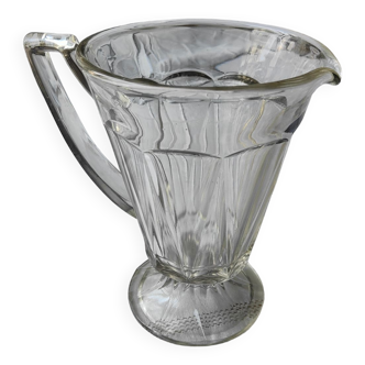 Old glass pitcher
