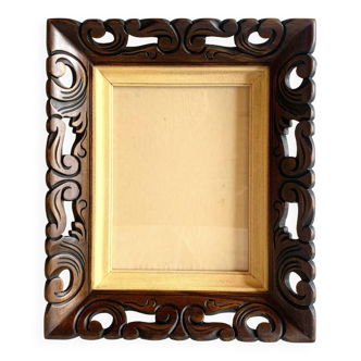 Art Deco frame in carved wood