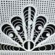 Peacock white rattan headboard 140 + chest