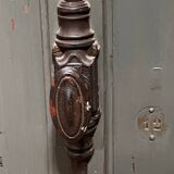 Antique painted wooden counter