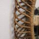 1960s Italian design bamboo mirror