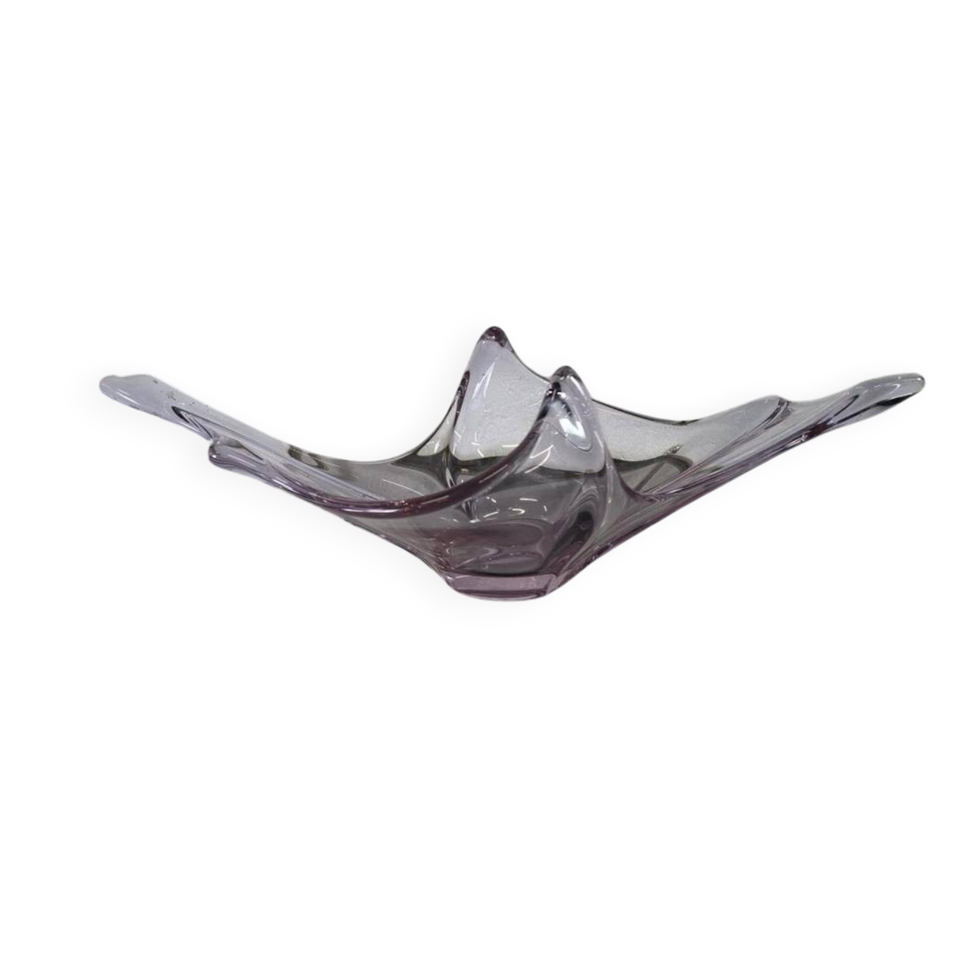 Vintage purple Murano glass bowl/cup