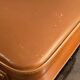 Old suitcase in vulcanized fibers & bakelite "Verlin" 1960