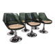 Set of 6 Space Age Tulip Chairs by Chromcraft USA, 1960s/70s