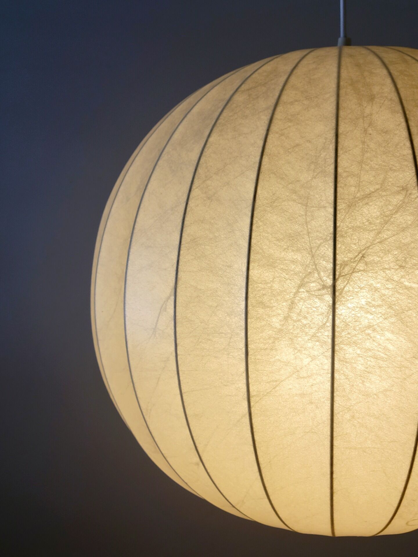 Large Goldkant Cocoon pendant lamp, Germany, 1960s