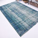 Faded blue carpet rug 301x185cm
