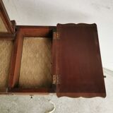 Dressing table mid-xxth style louis xv wood inlaid