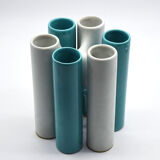 Interlocking ceramic vases by Enzo Bioli for Il Picchio, 1970s.