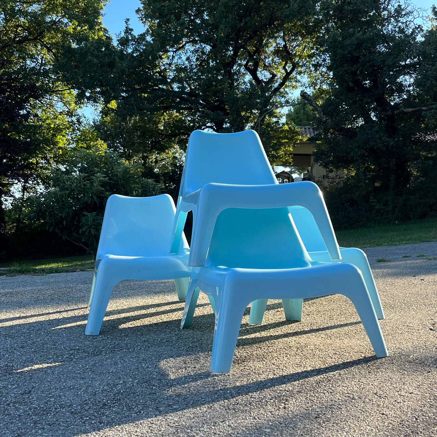 4 outdoor chairs Vagö, Thomas Sandell, PS IKEA 2000