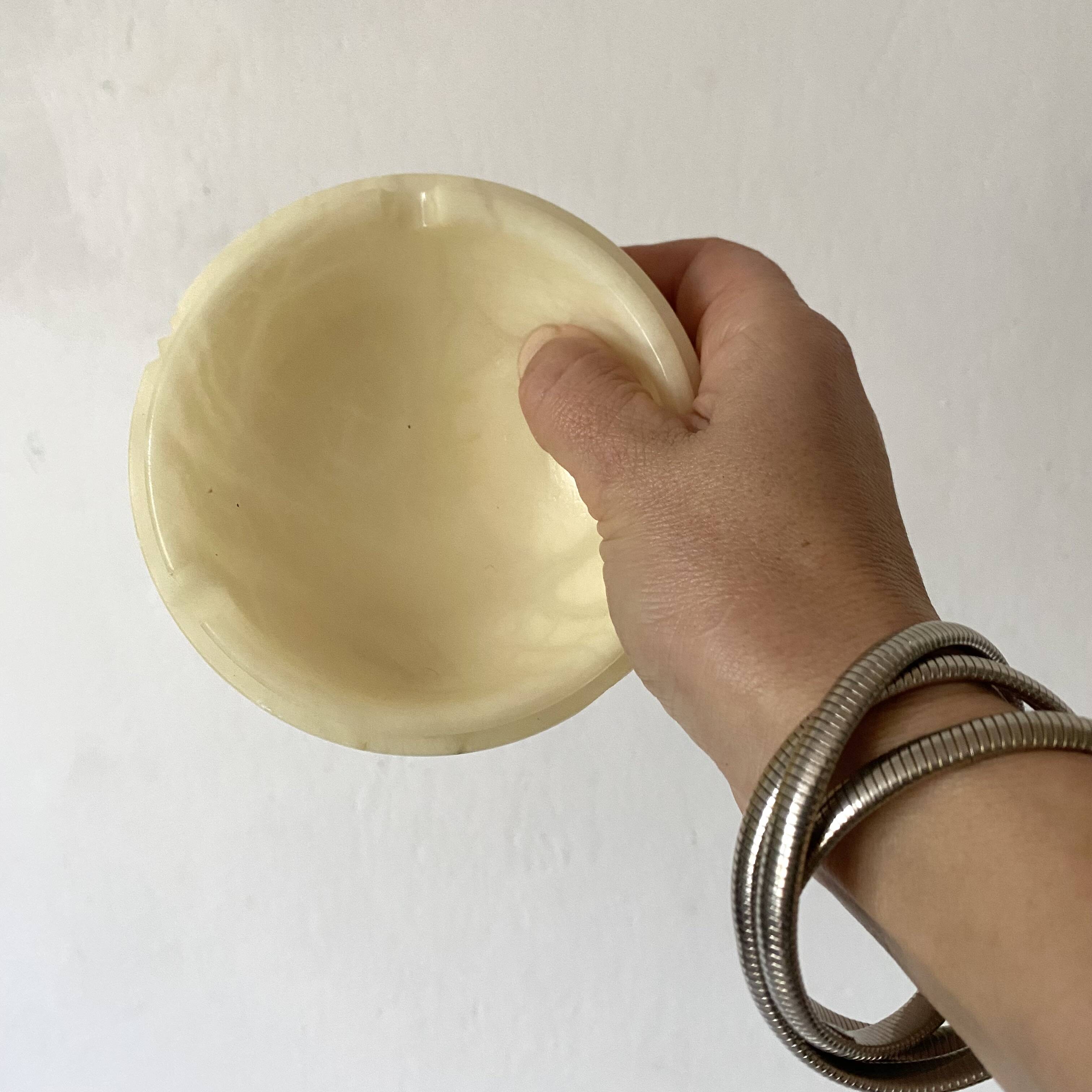 Vintage alabaster ashtray