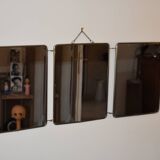 Mirror barber triptych 30 x 24 cm