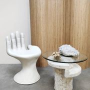 Vintage Mactan stone coffee table Magnussen Ponte 1980