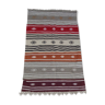 Traditional multi-coloured handmade kilim rug in pure wool