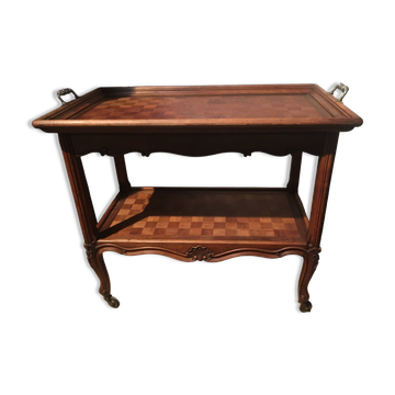 Louis XV style rolling dessert trolley