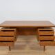 Bureau indépendant en teck du milieu du siècle, Danemark, années 1960