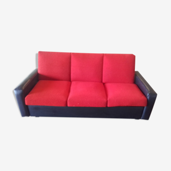 Sofa in skai and moumoute 60