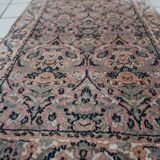 Handmade vintage Persian Kerman rug  61cm x 97cm 1950s