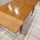 Table  à manger rectangulaire placage palissandre vintage années 1970