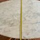 Table ovale en marbre vintage