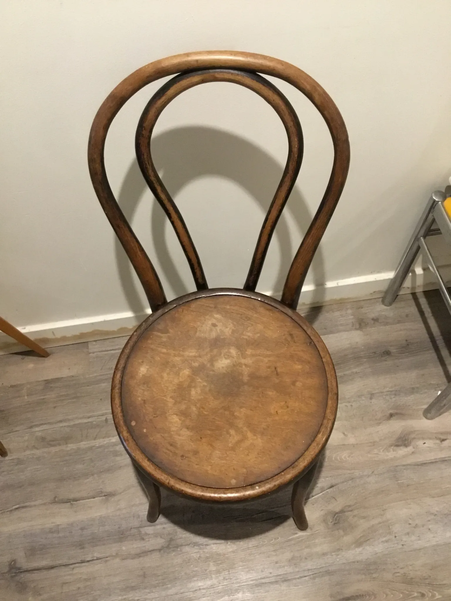 Bentwood bistro chair in Thonet style