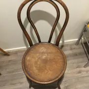 Bentwood bistro chair in Thonet style