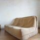 70s sofa in beige velvet